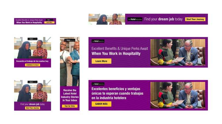The Hotel Industry Campaign Display Ads