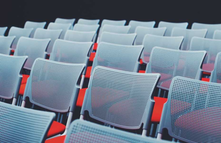 rows of empty chairs
