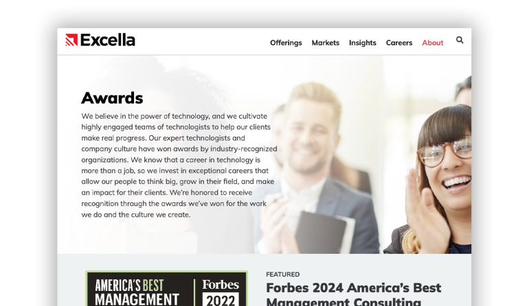 Excella Award Wins